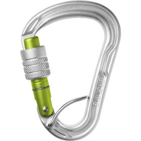 Edelrid HMS Strike Screw FG Locking Carabiner Silver, One Size