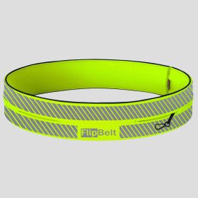 FlipBelt Reflective PT Belt Packs & Carriers Neon Yellow Reflective