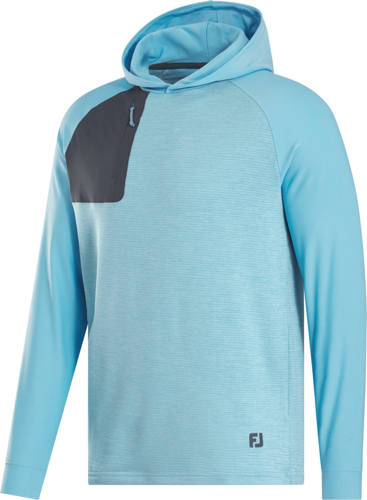 FootJoy ThermoSeries Pullover Men's Golf Hoodie - Sky - Blue, Size: Small