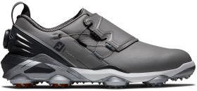 FootJoy Tour Alpha BOA Golf Shoes - Grey/Charcoal/Orange - 9.5 - M