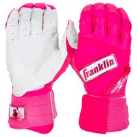 Franklin Powerstrap Infinite Series Men's Batting Gloves in Pink Size Large