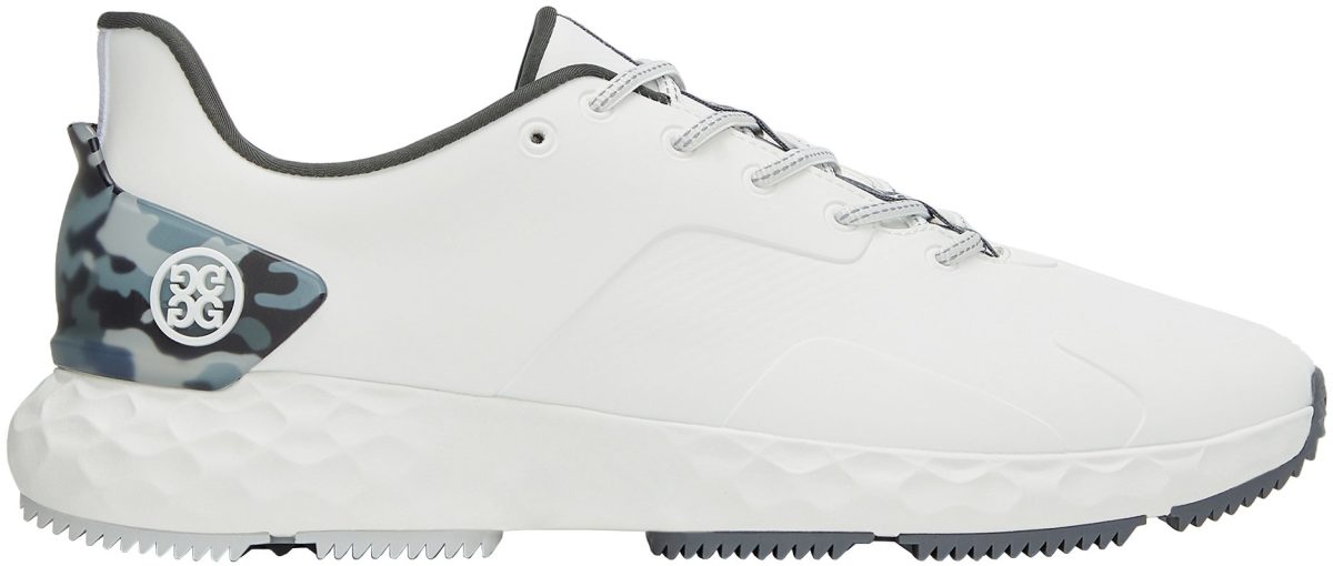 G/FORE MG4+ Camo Accent Golf Shoes 2024 - Snow/Charcoal Camo - 7.5 - MEDIUM