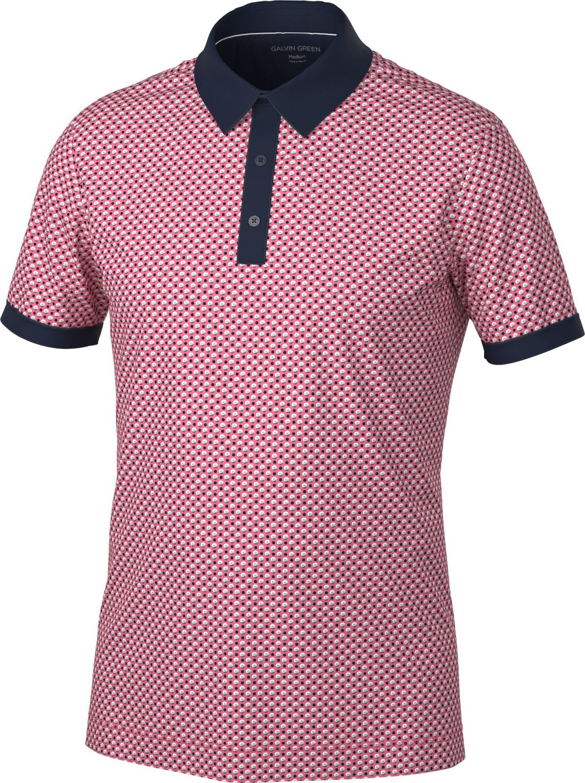 Galvin Green Mate Men's Golf Polo - Pink, Size: XXL