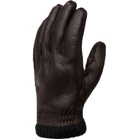 Hestra Deerskin Primaloft Ribbed Glove - Men's Dark Brown, 11