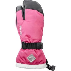 Hestra Gauntlet CZone Junior 3-Finger Glove - Kids' Fuchsia/Ivory, 3