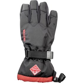 Hestra Gauntlet CZone Junior Glove - Kids' Black/Red, 4