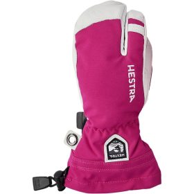 Hestra Heli Ski Junior 3-Finger Glove - Kids' Fuchsia, 5