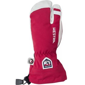 Hestra Heli Ski Junior 3-Finger Glove - Kids' Red, 4