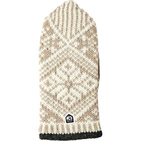 Hestra Nordic Wool Mitten - Women's Beige/Off White, 10