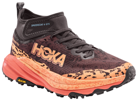 Hoka Speedgoat 6 Mid GTX Trail Running Shoes for Ladies - Galaxy/Guava - 10M