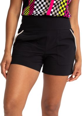 KINONA Womens Carry My Cargo Golf Shorts - Black, Size: XXL