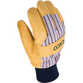 Kinco 1927KW Lined Premium Grain Pigskin Palm Glove + Knit Wrist One Color, XXL