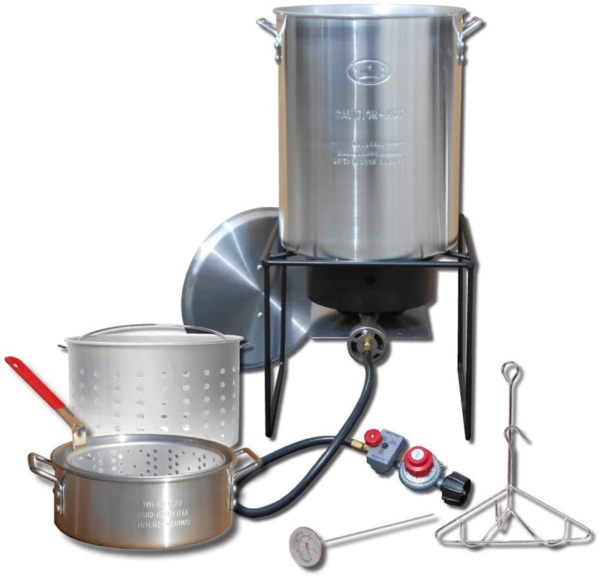 King Kooker 2-Pot Deep Frying/Boiling Outdoor Cooker Package