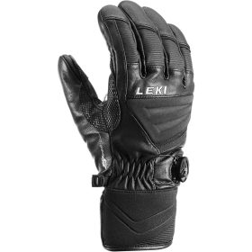 LEKI Griffin Tune 3D BOA Glove - Men's Black/Graphite/Yellow, 11