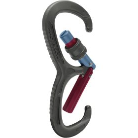 Mad Rock Gemini Locking Carabiner Grey/Red, One Size