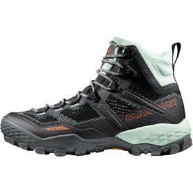 Mammut Ducan High GTX Hiking Boot - Women's Dark Steel/Neo Mint, 6.0