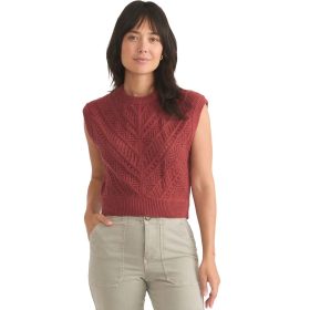 Marine Layer Brooke Textured Vest - Women's Chili Oil, L