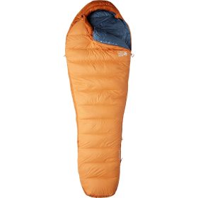 Mountain Hardwear Bishop Pass Sleeping Bag: 0F Down Hale Orange, Long/Left Zip