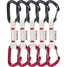 Ocun Kestrel QD 15mm Bio-Dyn-Ring Quickdraw - 5-Pack Red, 10cm