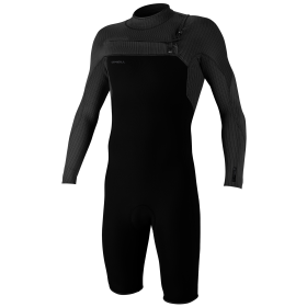 Oneill Wetsuits Mens Hyperfreak Chest Zip Long Sleeve Springsuit in Black / Large