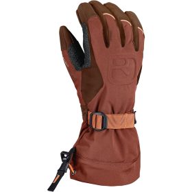 Ortovox Merino Freeride Glove - Men's Clay Orange, XS