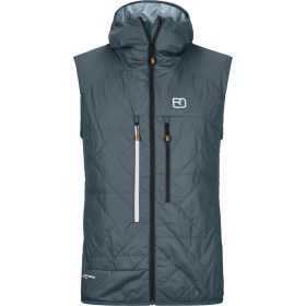 Ortovox Swisswool Piz Boe Vest - Men's Dark Arctic Grey, L