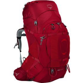 Osprey Packs Ariel Plus 85L Backpack - Women's Carnelian Red, M/L