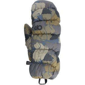 Outdoor Research Coldfront Down Mitten Loden Camo, XS