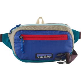 Patagonia Ultralight Black Hole Mini 1L Hip Pack Patchwork: Belay Blue, One Size