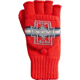 Pendleton Convertible Fingerless Mitten - Women's Harding Red, S/M