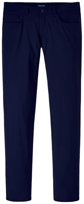 Peter Millar Bingham Performance Five-Pocket Men's Golf Pants - Blue, Size: 42x30