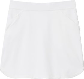 Peter Millar Womens Alice Petal Hem Golf Skort - White, Size: Large