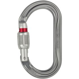 Petzl OK Locking Carabiner Black, Screw Lock