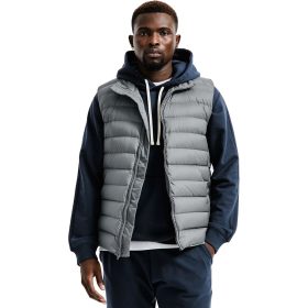 Reigning Champ Lightweight Taffeta Warm Up Vest - Men's Carbon, XXL