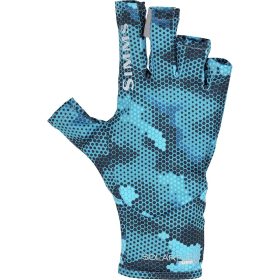 Simms Bugstopper Sunglove Hex Camo Cobalt, L