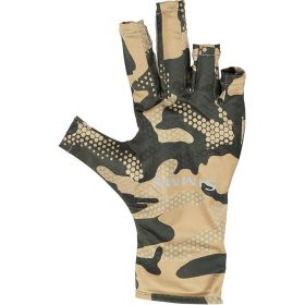 Simms Bugstopper Sunglove Hex Flo Camo Timber, XS