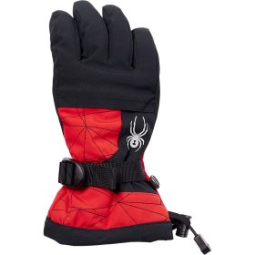 Spyder Overweb Glove - Kids' Volcano, M