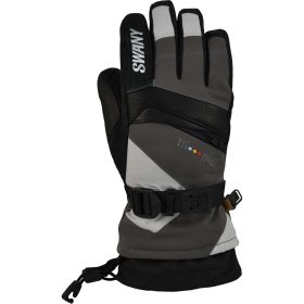 Swany X-Change Jr Glove - Kids' Dark Grey/Light Grey, XL