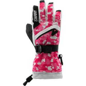 Swany X-Over Glove - Kids' Pink Camo, S