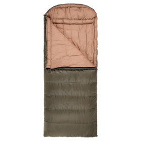 TETON Sports Celsius XL -25°F Sleeping Bag - Left Zipper 90''L x 36''W - Green/Tan