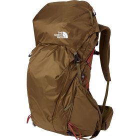 The North Face Banchee 50L Backpack Military Olive/Tandoori Spice Red, S/M