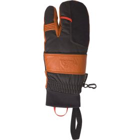 The North Face Montana Pro SG GTX Trigger Mitten Leather Brown/Asphalt Grey, L