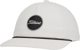 Titleist Boardwalk Corduroy Rope Men's Golf Hat - White