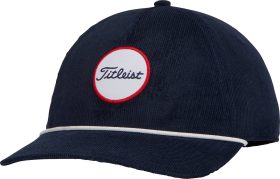 Titleist Boardwalk Corduroy Rope Men's Golf Hat - White