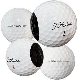 Titleist Pro V1/Pro V1x Black Dot Golf Balls Prior Generation