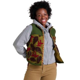 Toad&Co Sespe Sherpa Vest - Women's Green Moss Woodland, L