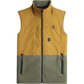 Topo Designs Subalpine Fleece Vest - Men's Beetle/Dark Khaki, XXL