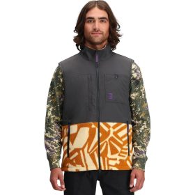 Topo Designs Subalpine Fleece Vest - Men's Zion Spice/Asphalt, L