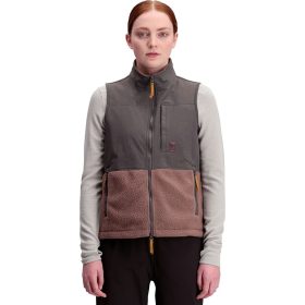 Topo Designs Subalpine Fleece Vest - Women's Peppercorn/Charcoal, L