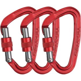 Trango Reaction Screwlock Carabiner - 3-Pack